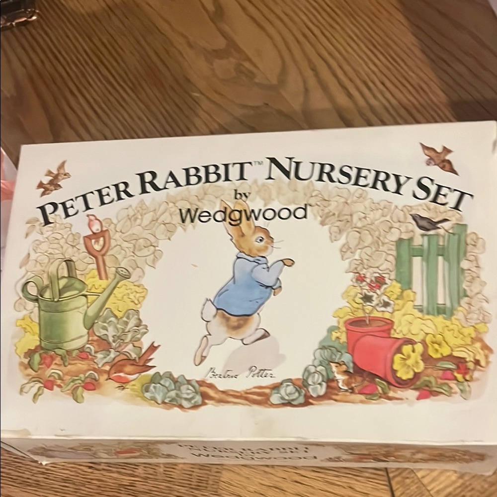 Wedgewood- 4 piece Peter Rabbit Nursery Set